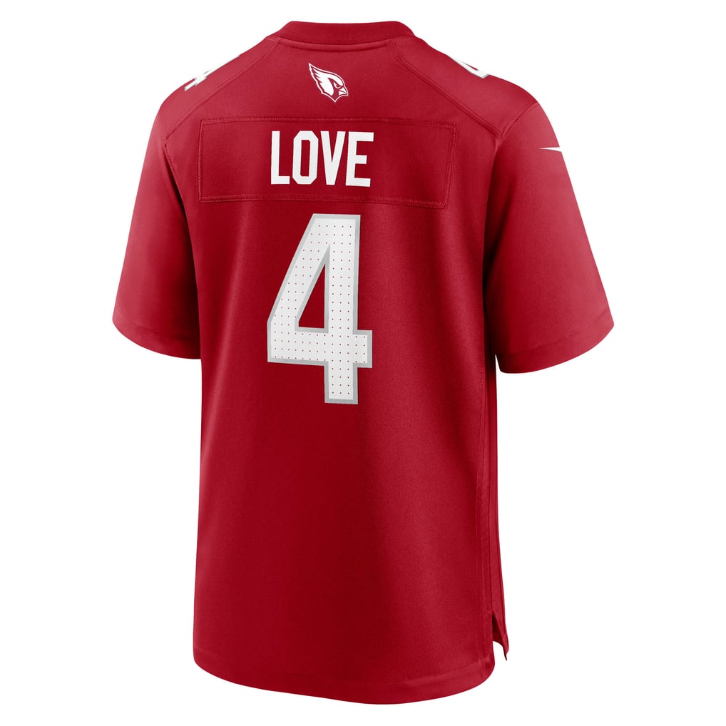 Youth Arizona Cardinals Jeremiyah Love Nike Cardinal Team Game Jersey - Image 4