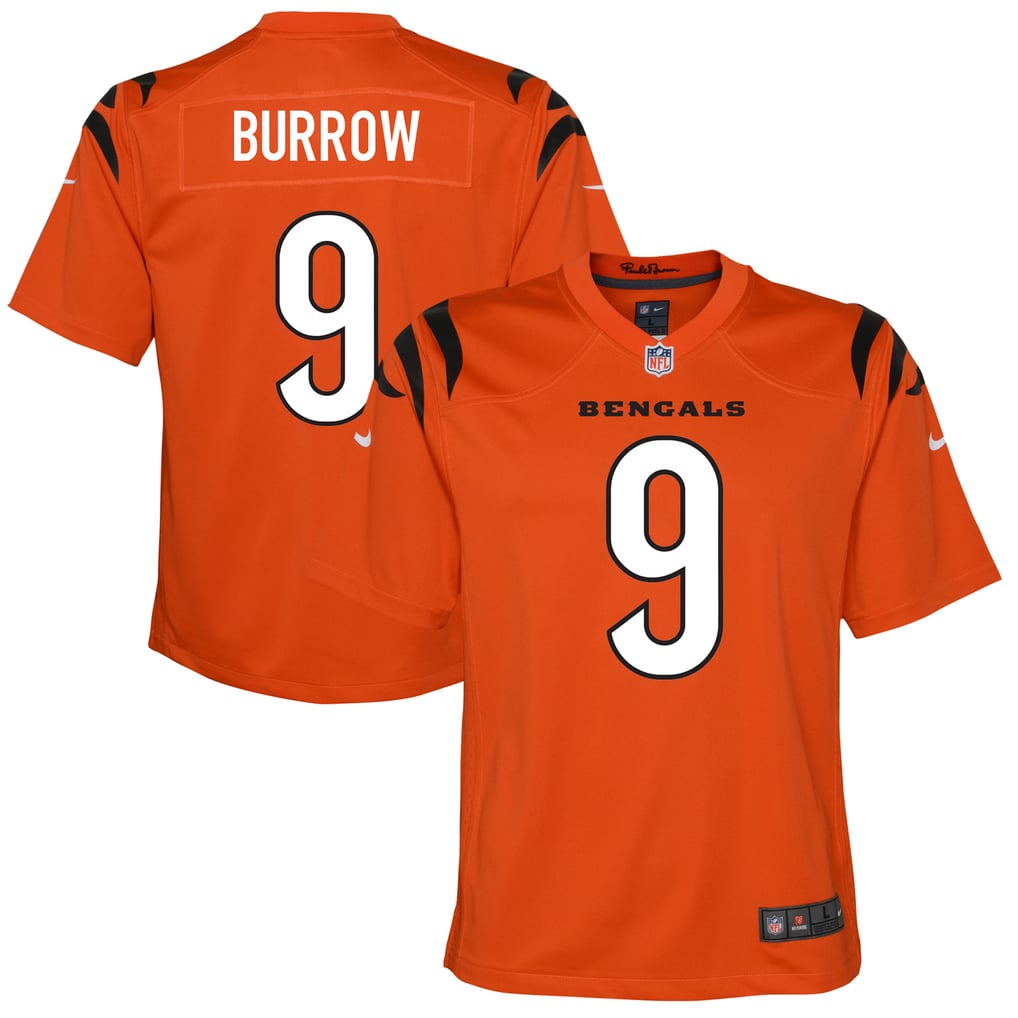 Youth Cincinnati Bengals Joe Burrow Nike Orange Game Jersey - Image 2