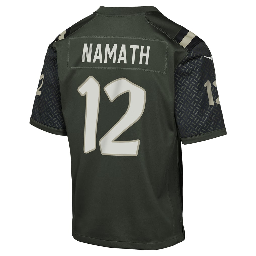 Youth New York Jets Joe Namath Nike Gotham Green 2025 Rivalries Collection Retired Player Game Jersey - Image 4