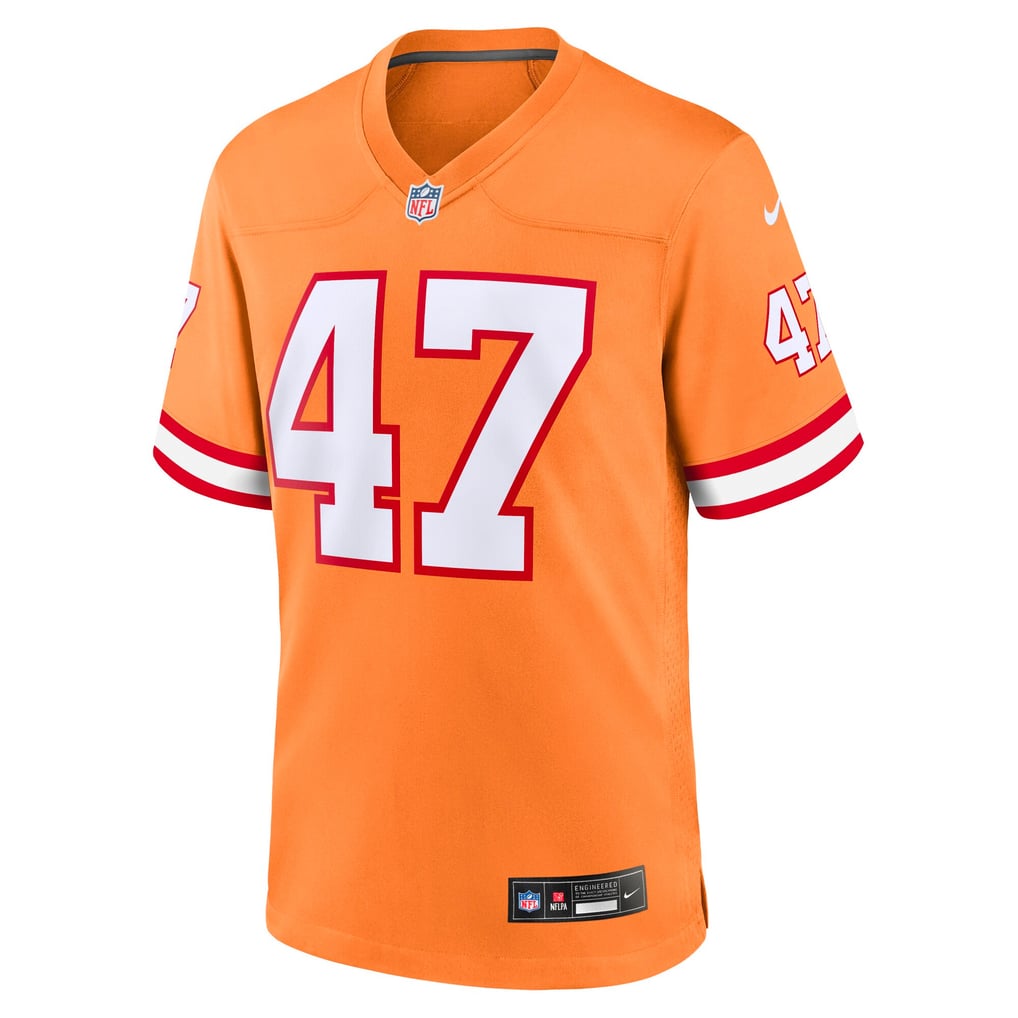 Youth Tampa Bay Buccaneers John Lynch Nike Orange Retired Player Game Jersey - Image 3