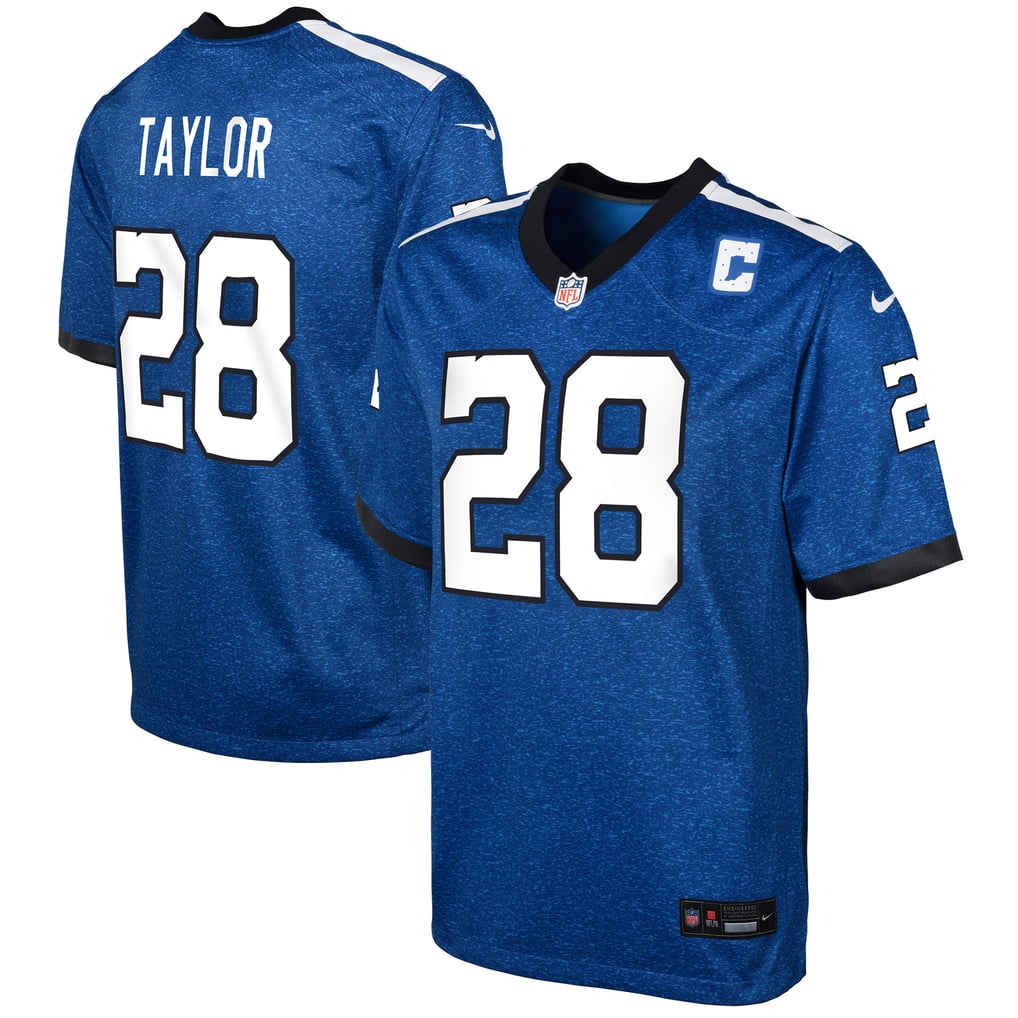 Youth Indianapolis Colts Jonathan Taylor Nike Royal Game Jersey - Image 2