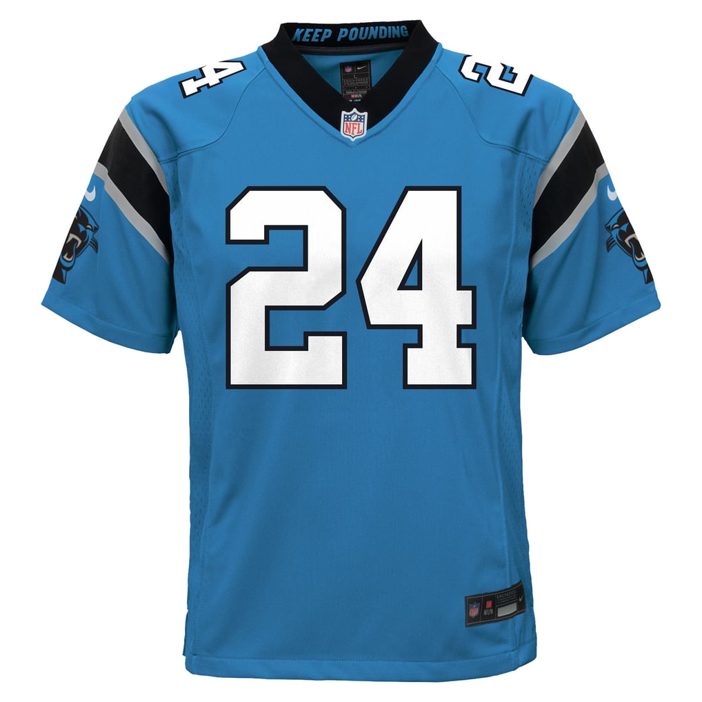 Youth Carolina Panthers Jonathon Brooks Nike Blue Game Jersey - Image 3