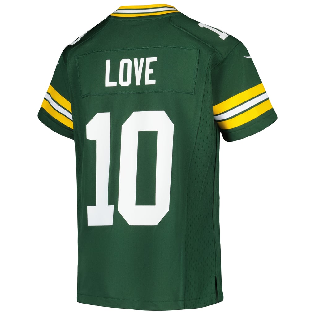 Youth Green Bay Packers Jordan Love Nike Green Game Jersey - Image 4