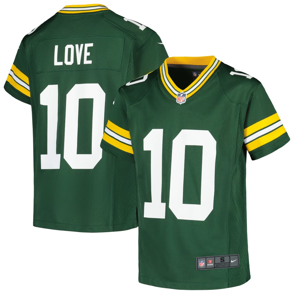 Youth Green Bay Packers Jordan Love Nike Green Game Jersey - Image 1