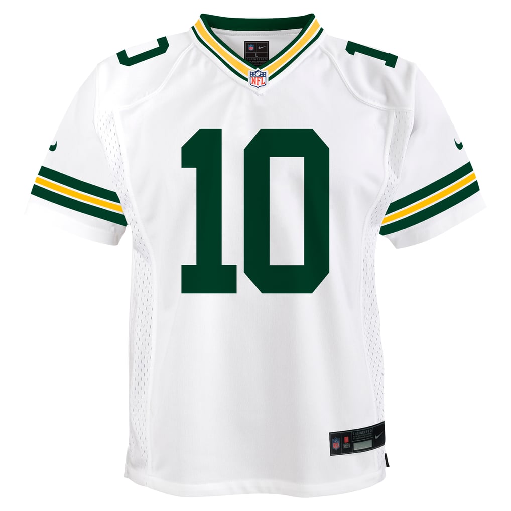 Youth Green Bay Packers Jordan Love Nike White Game Jersey - Image 3
