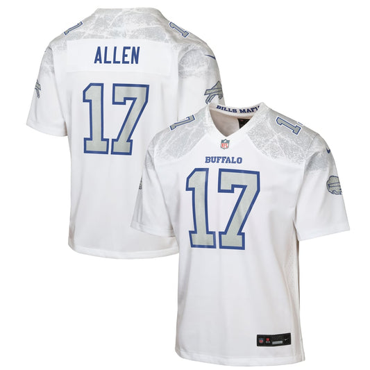 Youth Buffalo Bills Josh Allen Nike White Rivalries Collection Game Jersey - Image 1