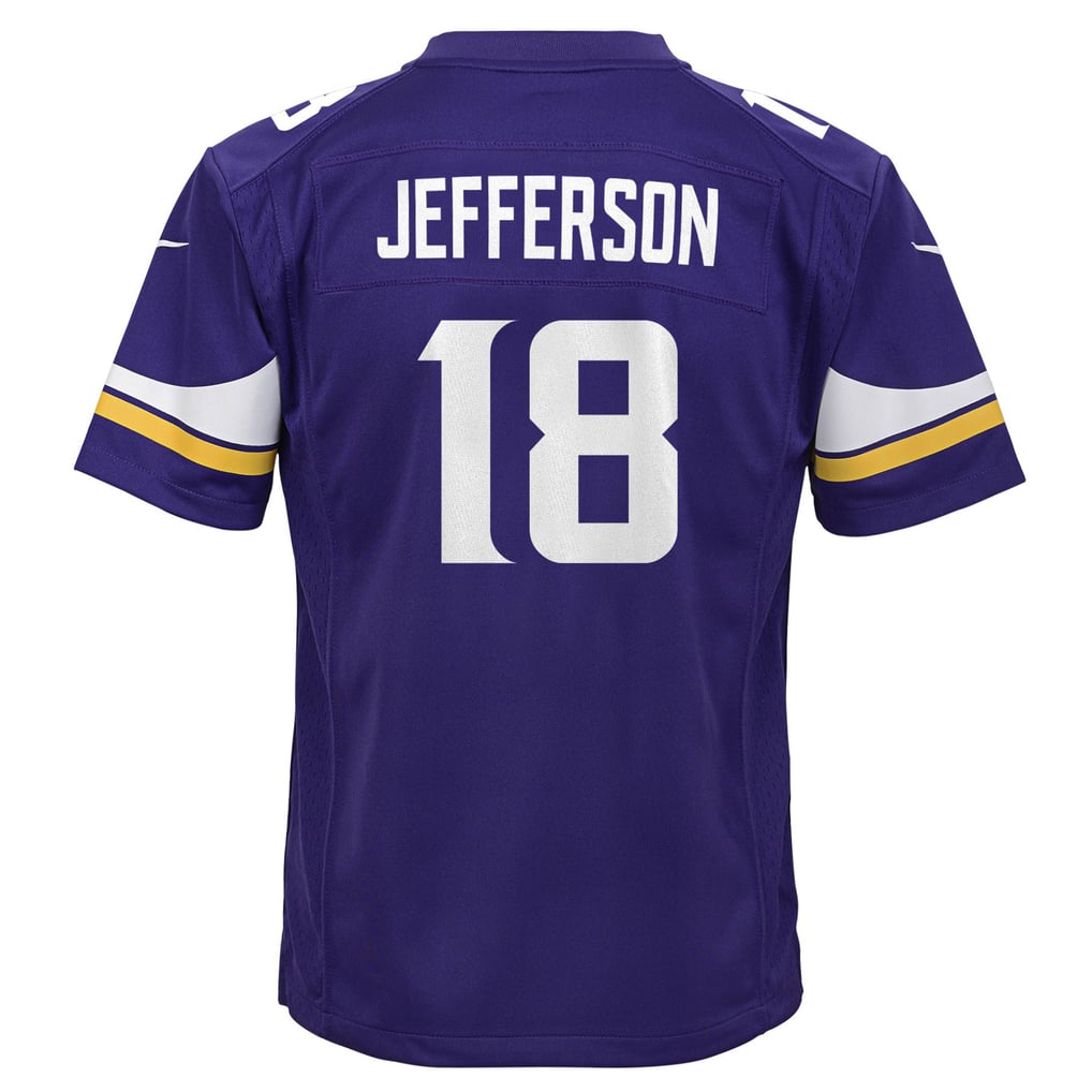 Youth Minnesota Vikings Justin Jefferson Nike Purple Game Jersey - Image 4