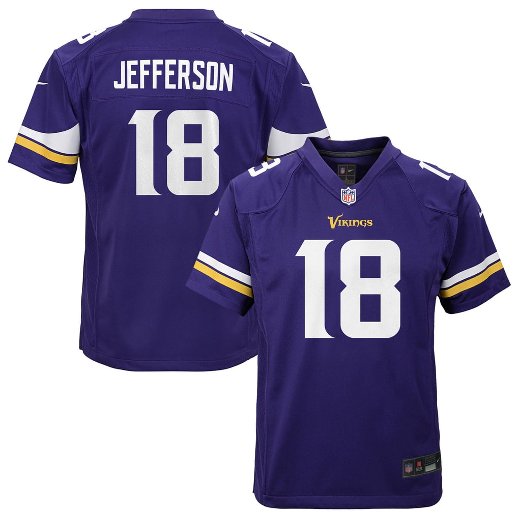 Youth Minnesota Vikings Justin Jefferson Nike Purple Game Jersey - Image 1