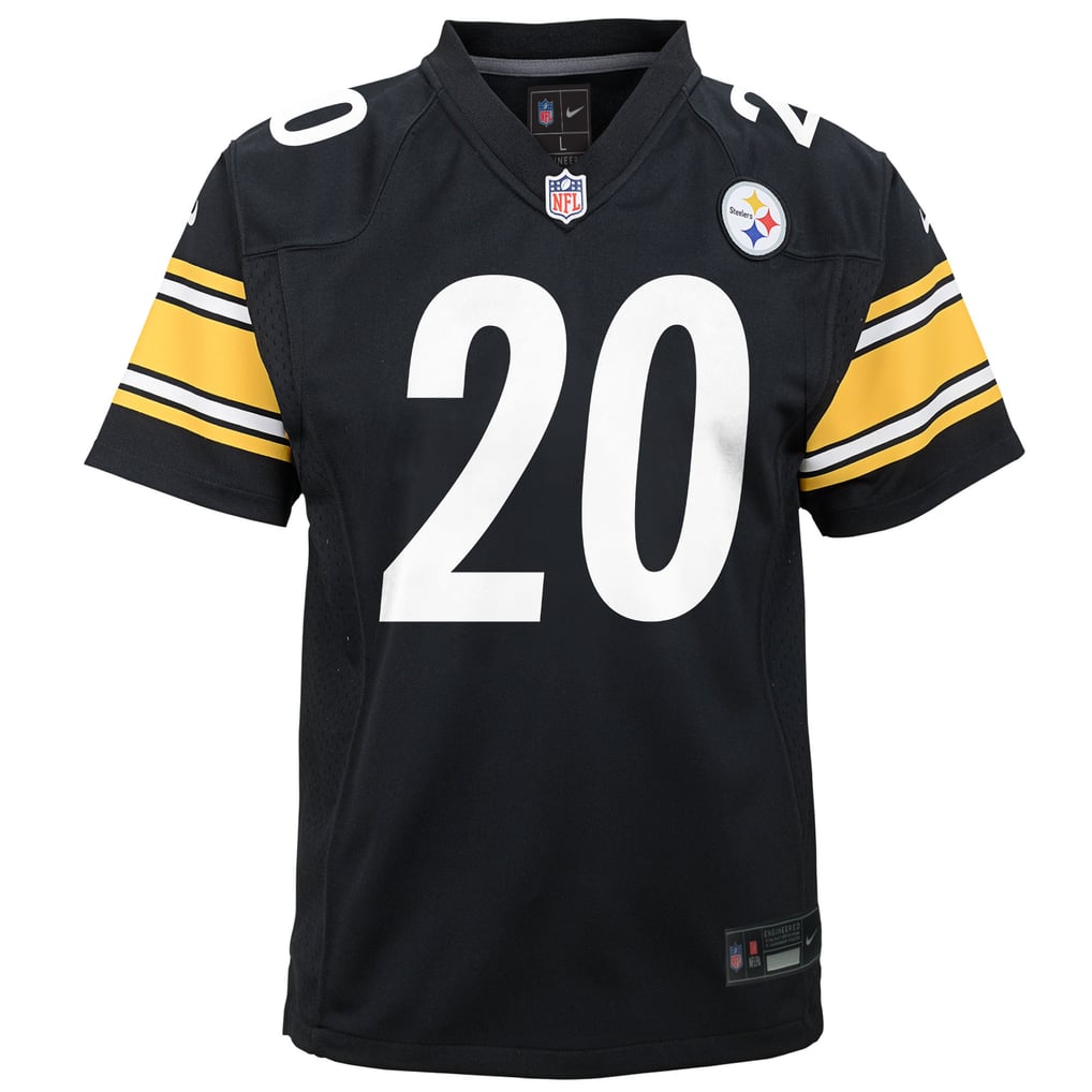 Youth Pittsburgh Steelers Kaleb Johnson Nike Black Team Game Jersey - Image 3