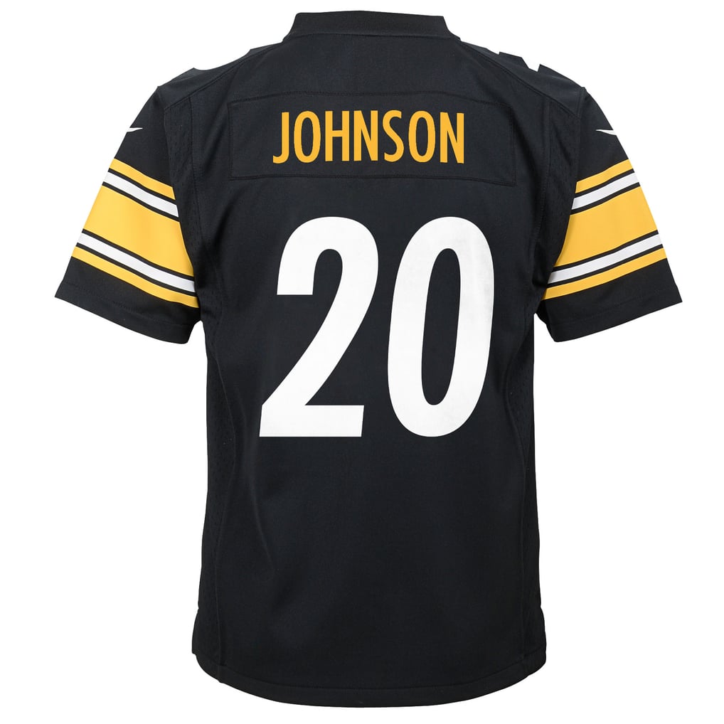 Youth Pittsburgh Steelers Kaleb Johnson Nike Black Team Game Jersey - Image 4