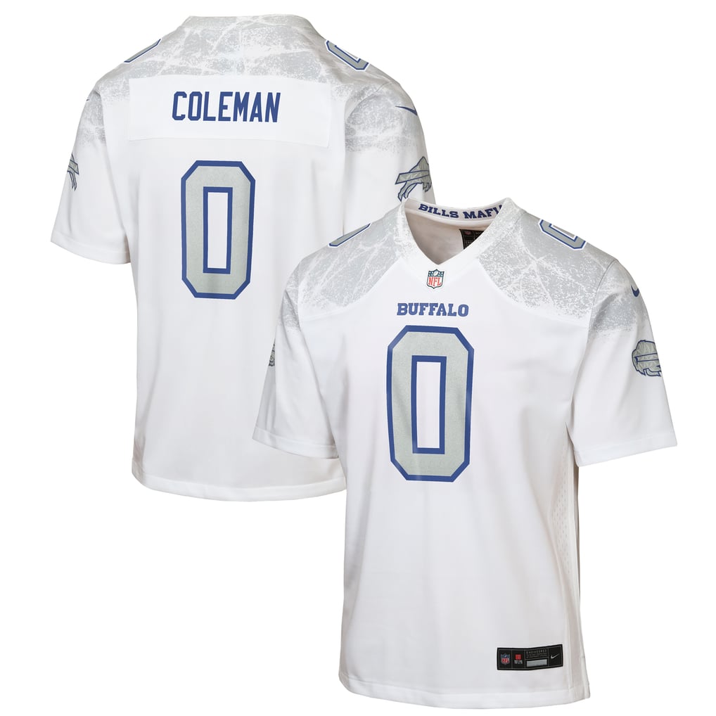 Youth Buffalo Bills Keon Coleman Nike White Rivalries Collection Game Jersey - Image 2
