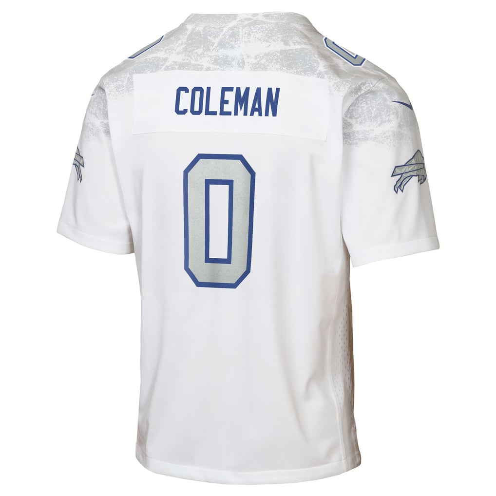 Youth Buffalo Bills Keon Coleman Nike White Rivalries Collection Game Jersey - Image 4