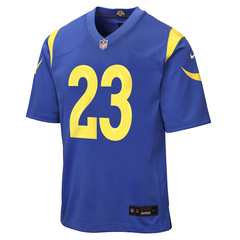 Youth Los Angeles Rams Kyren Williams Nike Royal Game Jersey - Image 3