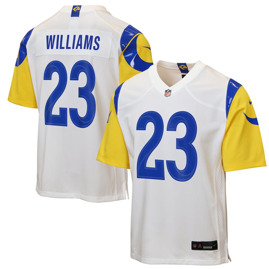 Youth Los Angeles Rams Kyren Williams Nike White Game Jersey - Image 1