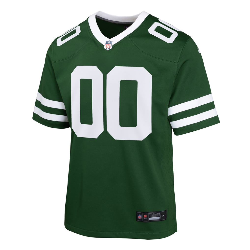 Youth New York Jets  Nike Legacy Green Custom Game Jersey - Image 3