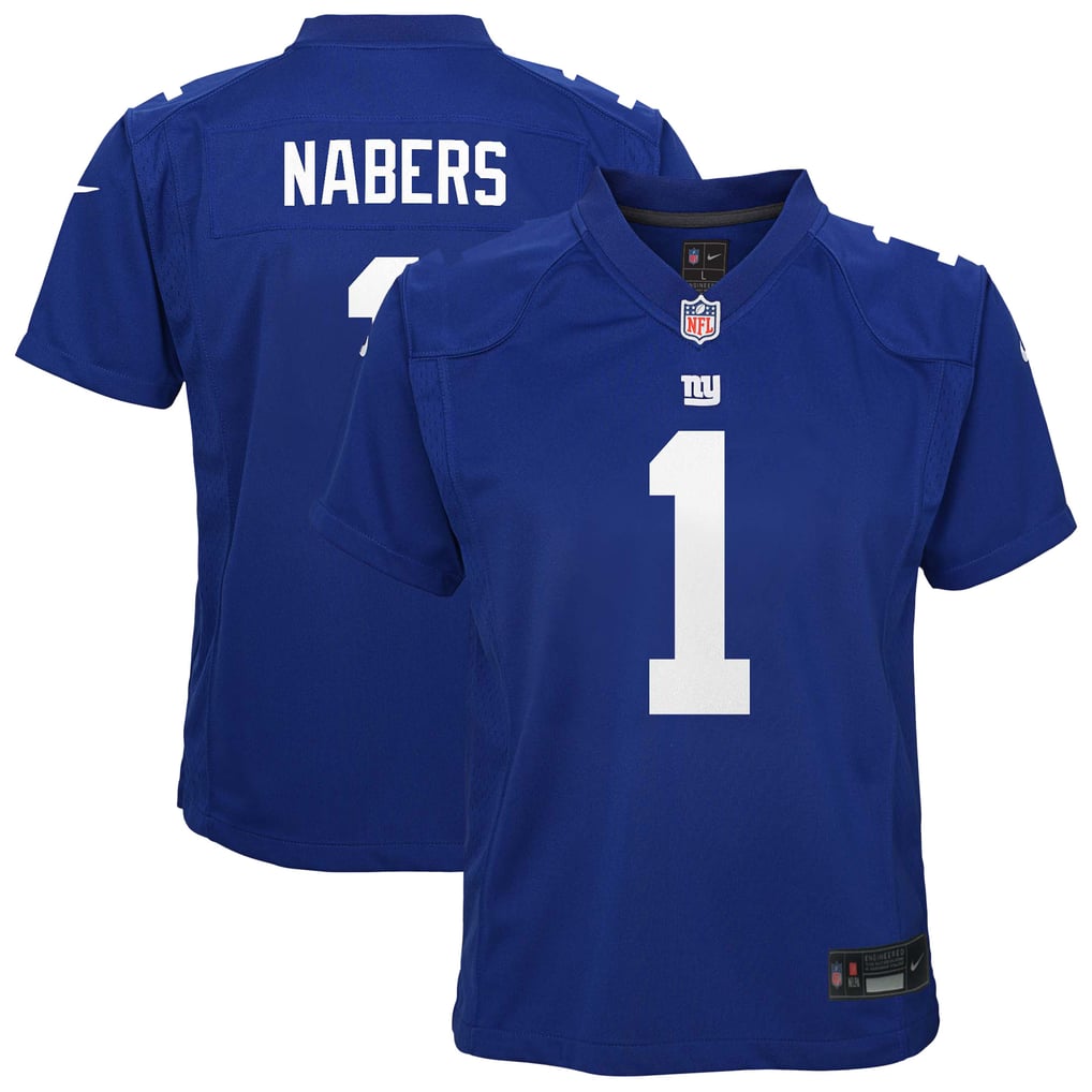Youth New York Giants Malik Nabers Nike Royal Game Jersey - Image 2