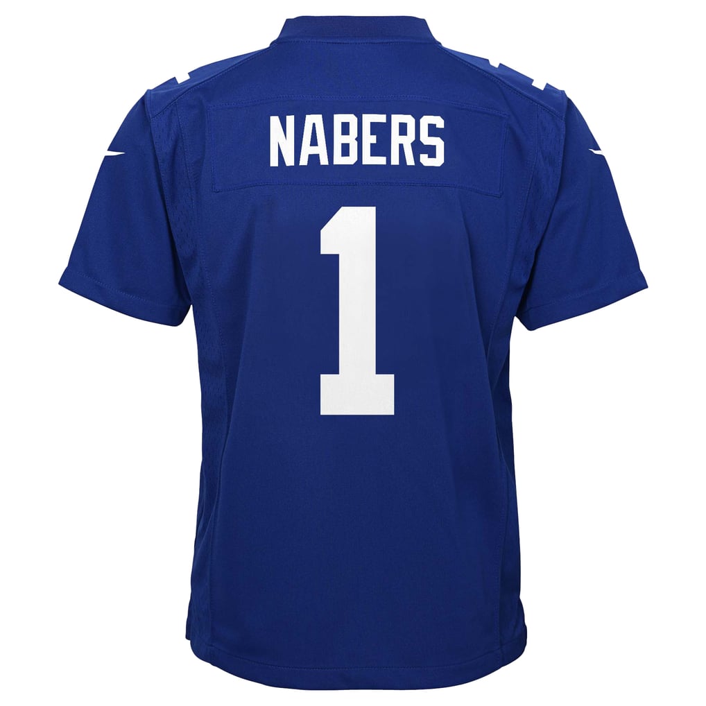 Youth New York Giants Malik Nabers Nike Royal Game Jersey - Image 4