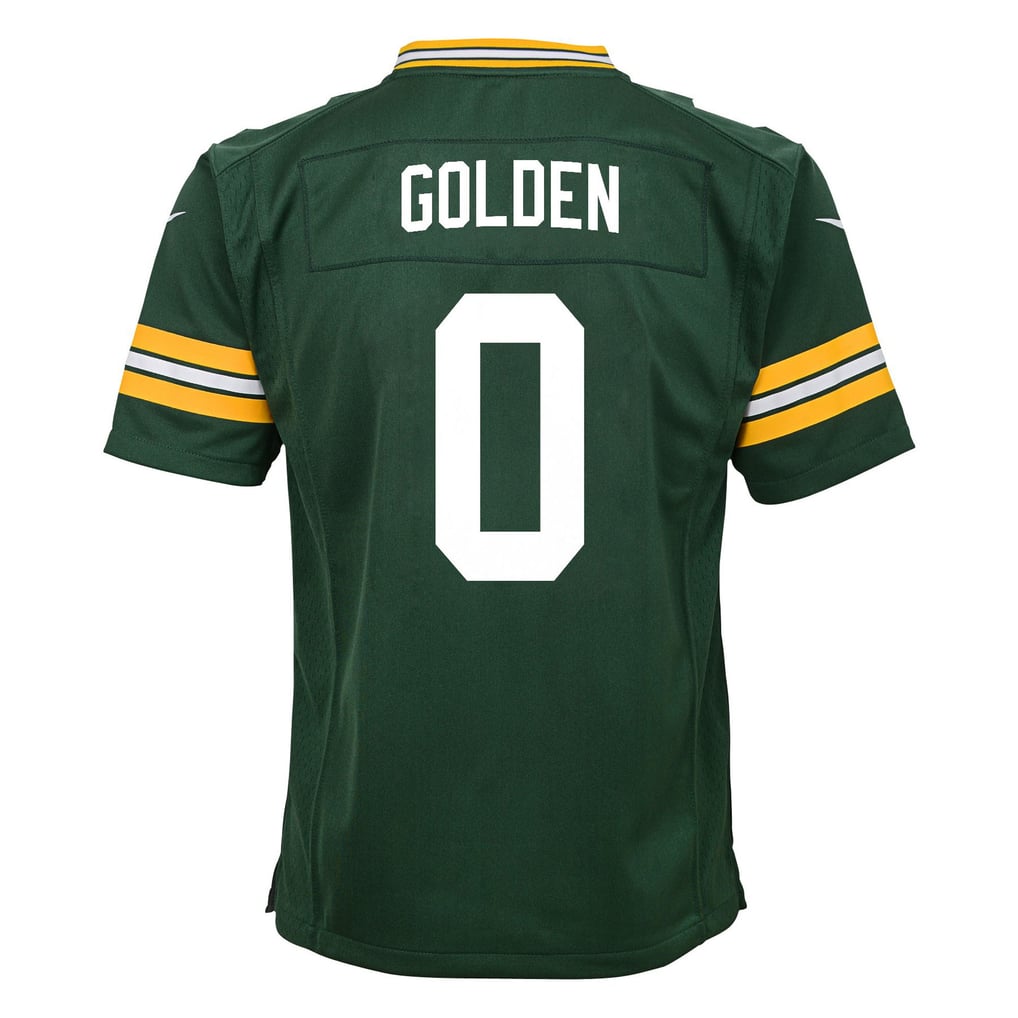 Youth Green Bay Packers Matthew Golden Nike Green Team Game Jersey - Image 4
