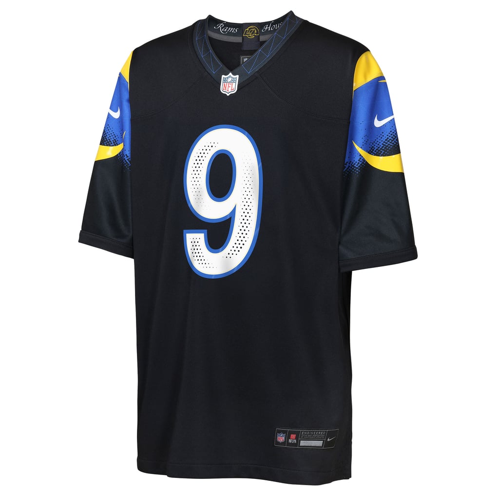 Youth Los Angeles Rams Matthew Stafford Nike Dark Blue Rivalries Collection Game Jersey - Image 3