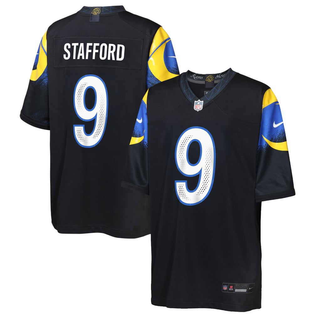 Youth Los Angeles Rams Matthew Stafford Nike Dark Blue Rivalries Collection Game Jersey - Image 1