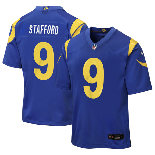 Youth Los Angeles Rams Matthew Stafford Nike Royal Team Game Jersey - Image 1