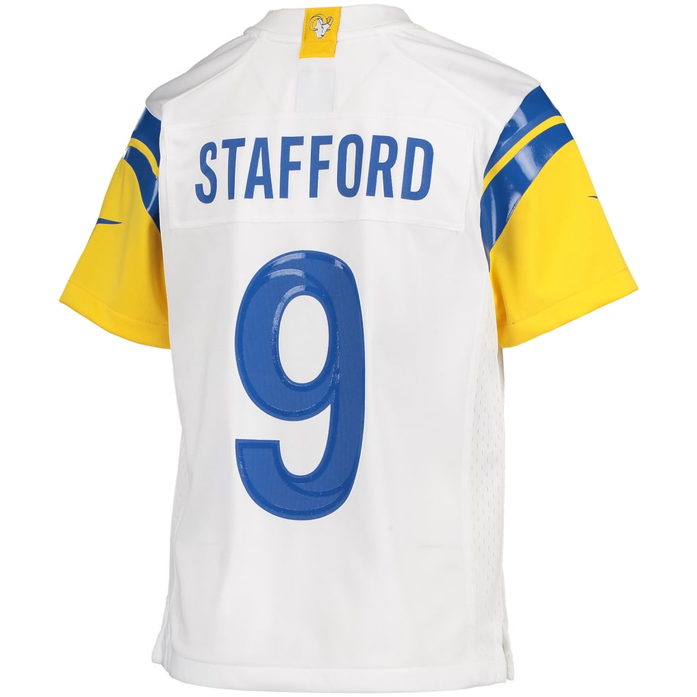Youth Los Angeles Rams Matthew Stafford Nike White Game Jersey - Image 4