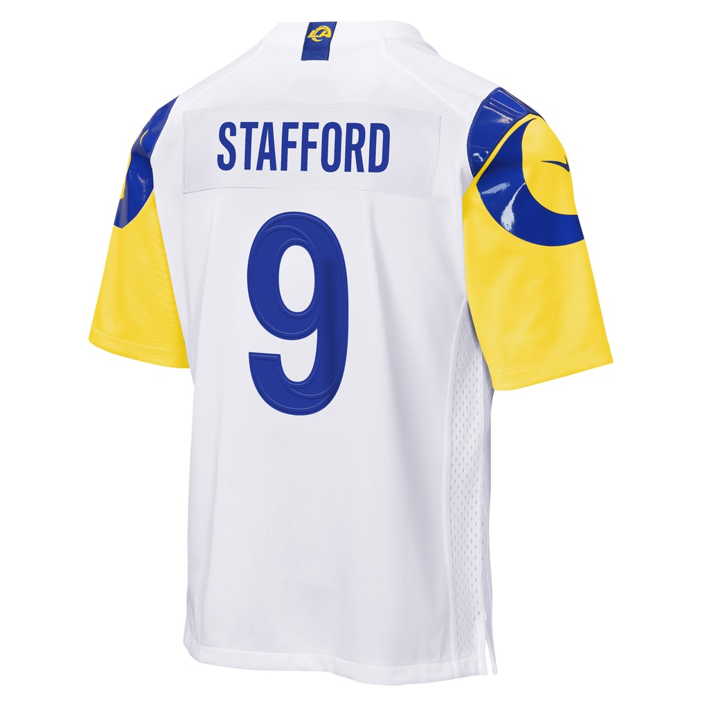 Youth Los Angeles Rams Matthew Stafford Nike White Game Jersey - Image 4