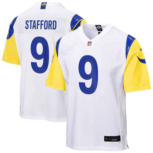 Youth Los Angeles Rams Matthew Stafford Nike White Game Jersey - Image 1