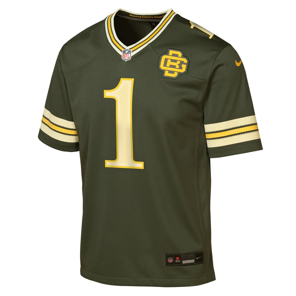 Youth Green Bay Packers Micah Parsons Nike Green 2026 Rivalries Collection Game Jersey - Image 3