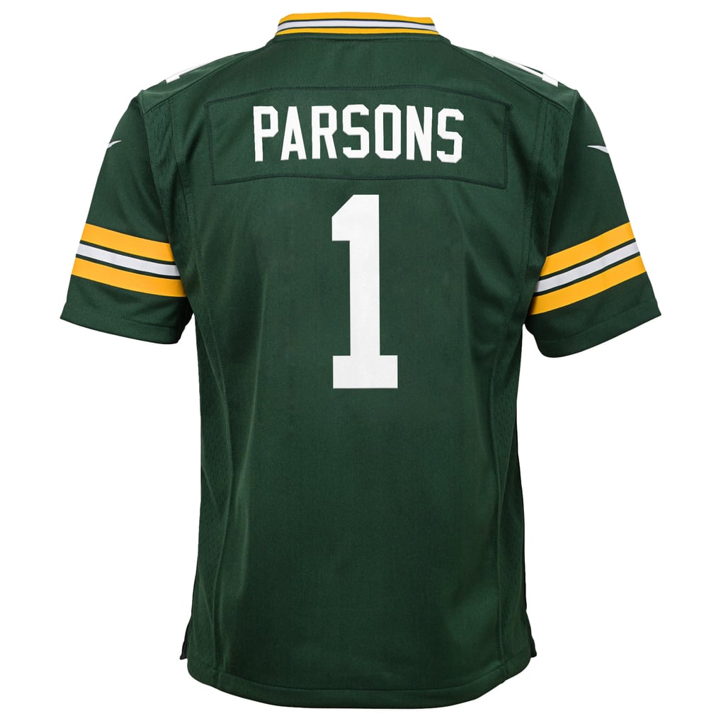 Youth Green Bay Packers Micah Parsons Nike Green Game Player Jersey - Image 4