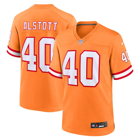 Youth Tampa Bay Buccaneers Mike Alstott Nike Orange Retired Player Game Jersey - Image 1