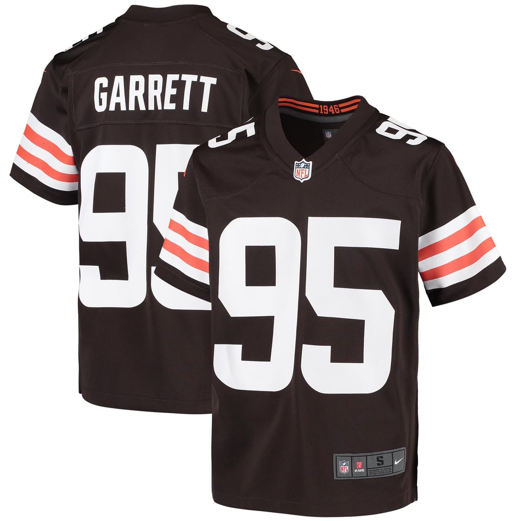 Youth Cleveland Browns Myles Garrett Nike Brown Game Jersey - Image 1