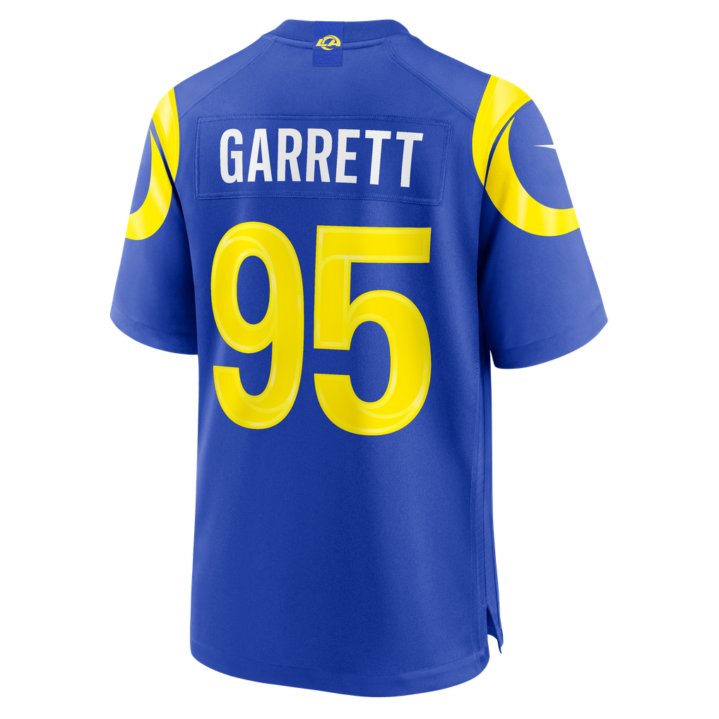 Youth Los Angeles Rams Myles Garrett Nike Royal Team Game Jersey - Image 4