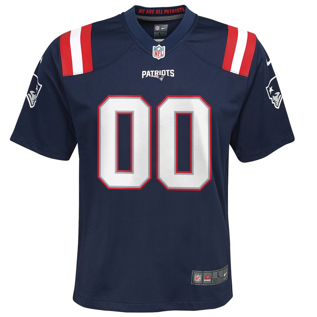 Youth New England Patriots Nike Navy Custom Game Jersey - Image 3