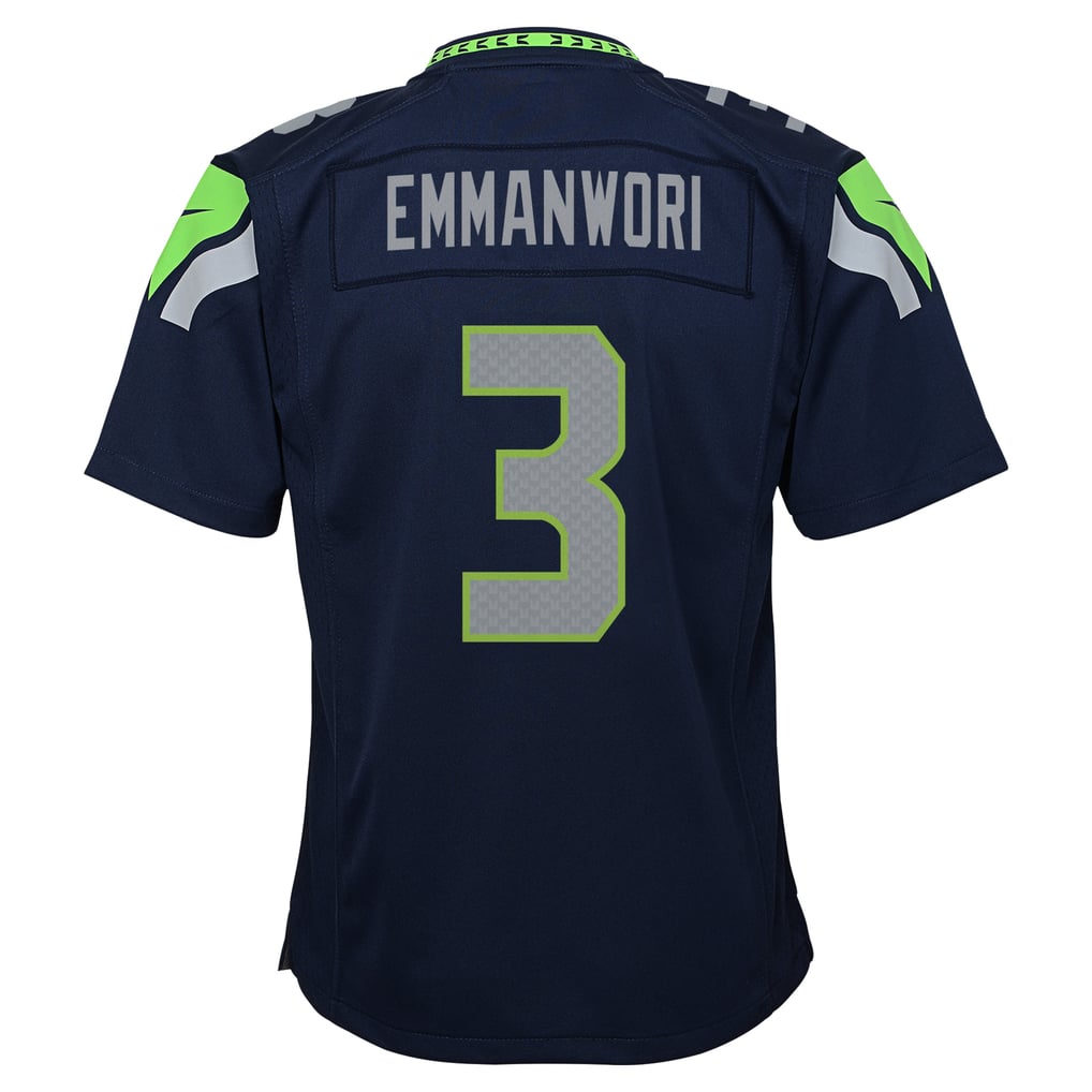 Youth Seattle Seahawks Nick Emmanwori Nike College Navy  Game Jersey - Image 4