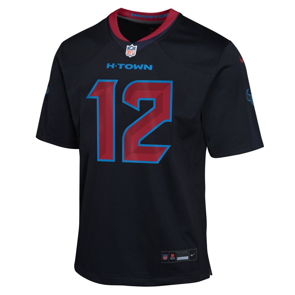 Youth Houston Texans Nico Collins Nike Navy Alternate Game Jersey - Image 3