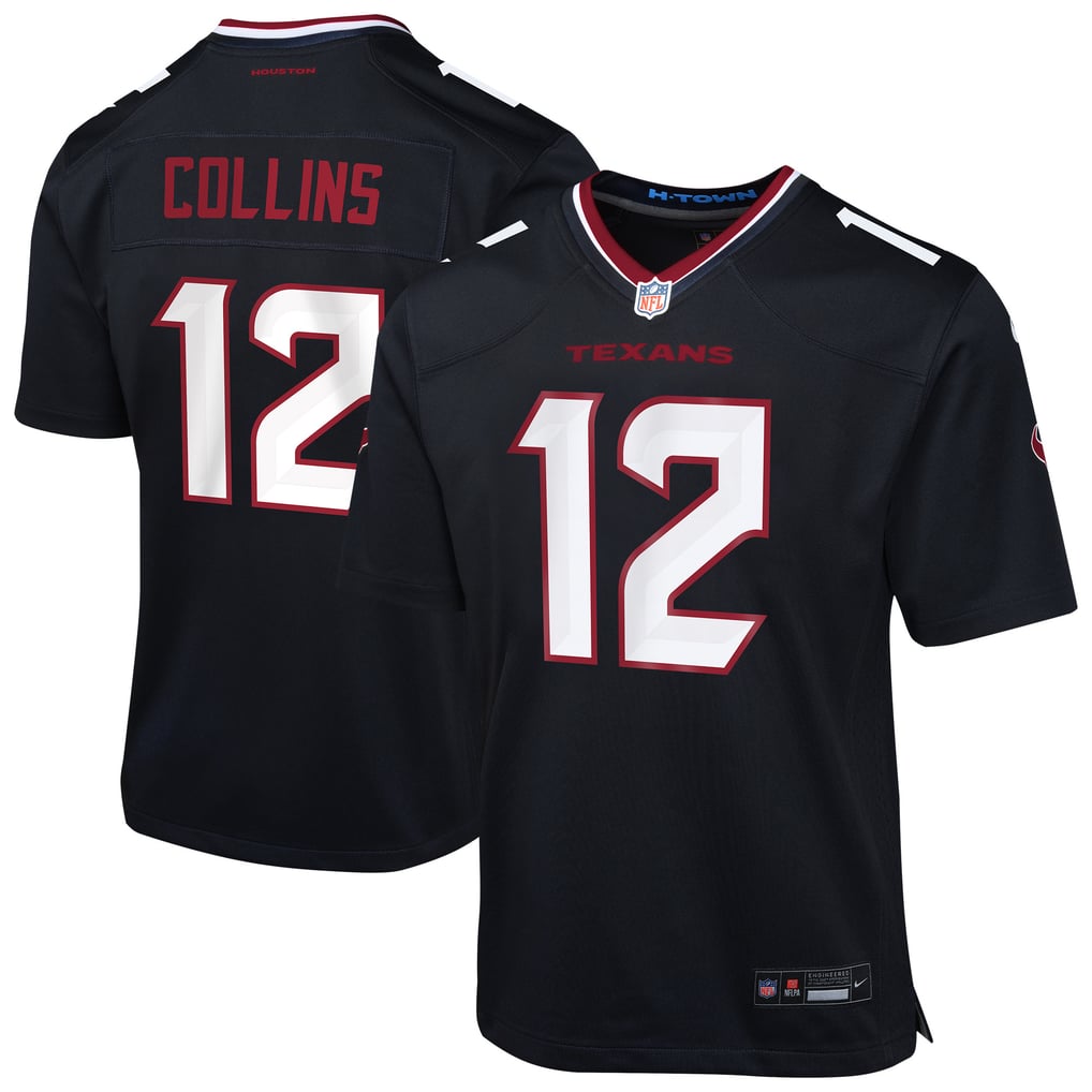 Youth Houston Texans Nico Collins Nike Navy Team Game Jersey - Image 2