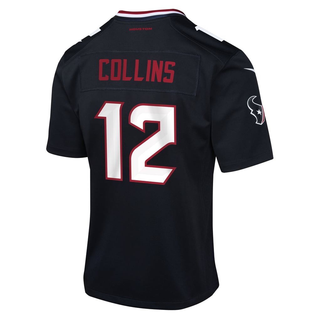 Youth Houston Texans Nico Collins Nike Navy Team Game Jersey - Image 4