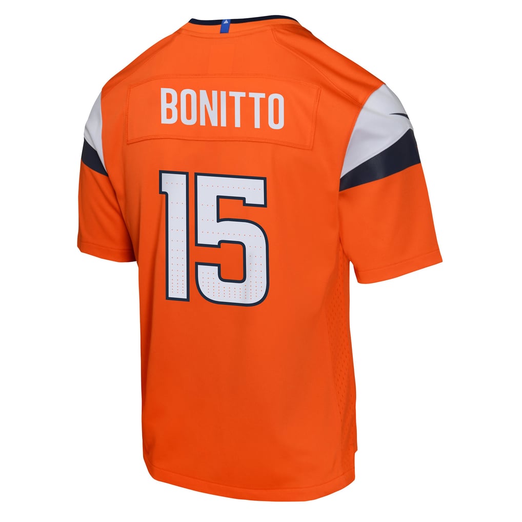 Youth Denver Broncos Nik Bonitto Nike Orange Alternate Game Jersey - Image 4