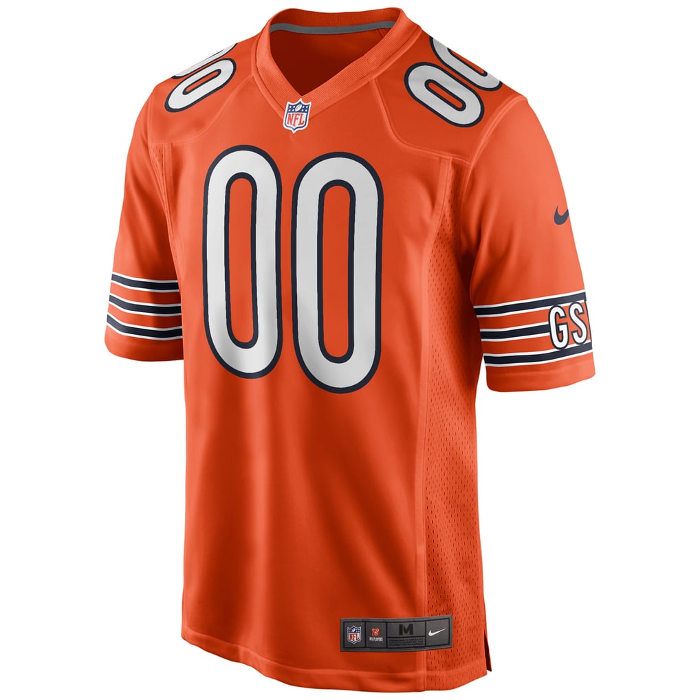 Youth Chicago Bears Nike Orange Alternate Custom Game Jersey - Image 3