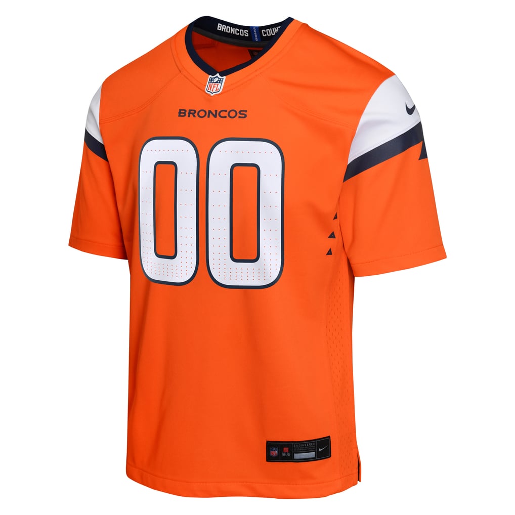 Youth Denver Broncos Nike Orange Team Custom Game Jersey - Image 3