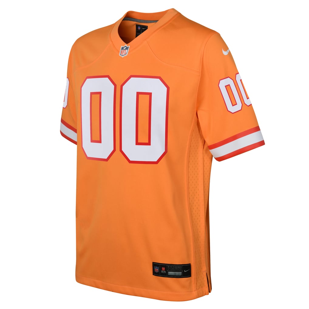 Youth Tampa Bay Buccaneers Nike Orange Custom Throwback Game Jersey - Image 3