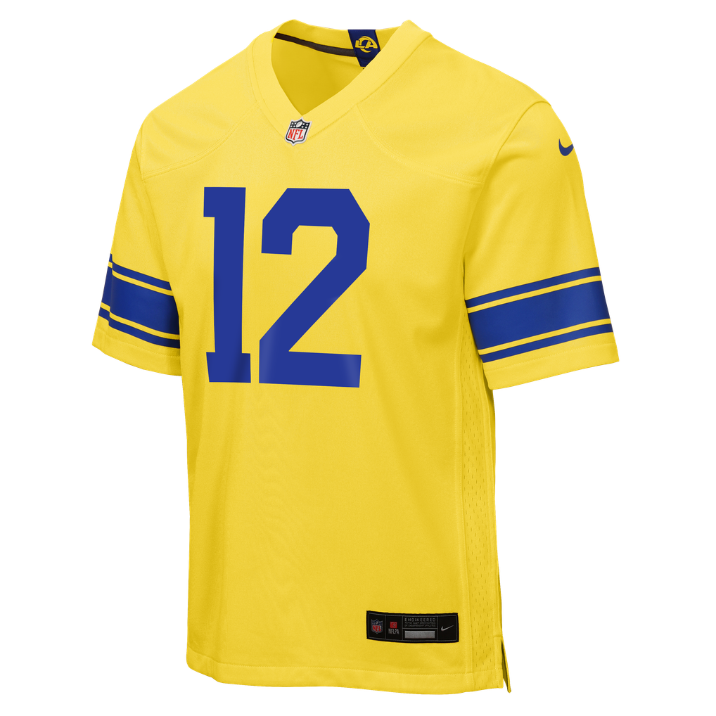 Youth Los Angeles Rams Puka Nacua Nike Classic Sol Game Jersey - Image 3