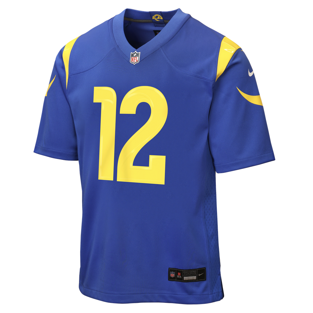 Youth Los Angeles Rams Puka Nacua Nike Royal Game Jersey - Image 3