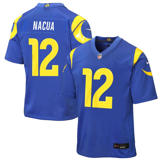 Youth Los Angeles Rams Puka Nacua Nike Royal Game Jersey - Image 1