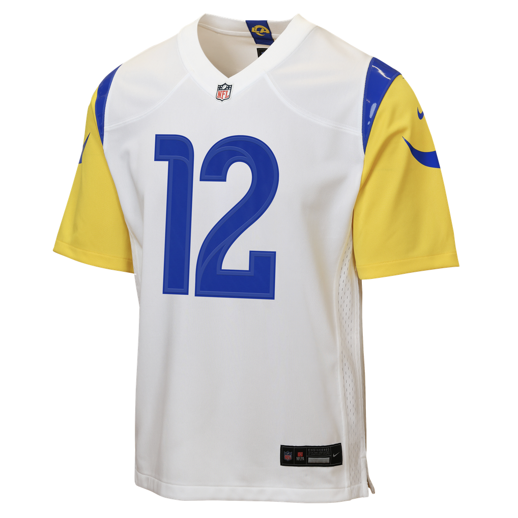 Youth Los Angeles Rams Puka Nacua Nike White Game Jersey - Image 3