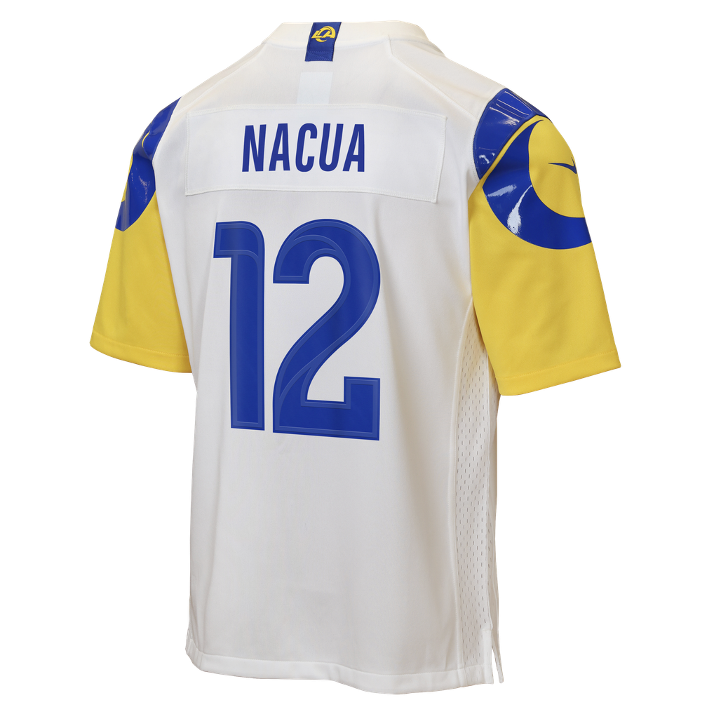 Youth Los Angeles Rams Puka Nacua Nike White Game Jersey - Image 4