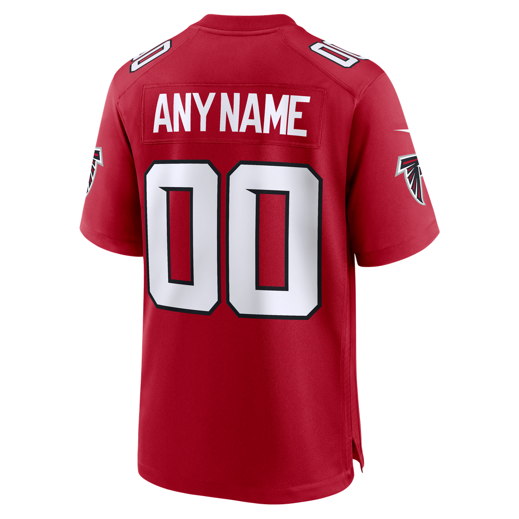 Youth Atlanta Falcons Nike Red Custom Game Jersey