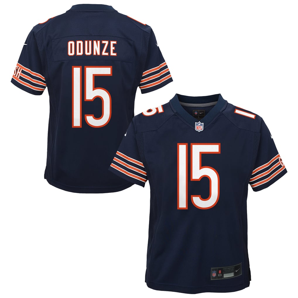 Youth Chicago Bears Rome Odunze Nike Navy Game Jersey - Image 1