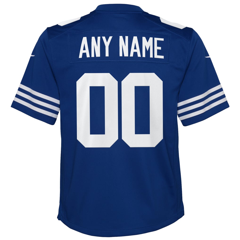 Youth Indianapolis Colts Nike Royal Alternate Custom Game Jersey - Image 4